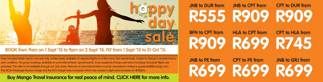 Mango Happy Day Sale 1 September 2015.